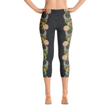 Load image into Gallery viewer, Succulent Bloom - Capri Leggings