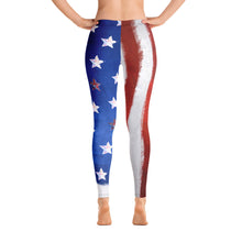 Load image into Gallery viewer, 4th of July American Flag - Leggings