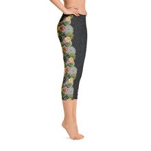 Load image into Gallery viewer, Succulent Bloom - Capri Leggings