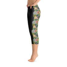 Load image into Gallery viewer, Succulent Bloom - Capri Leggings
