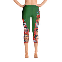 Load image into Gallery viewer, Frida Kahlo Capri Leggings