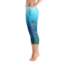 Load image into Gallery viewer, Save the Oceans - Yoga Capri Leggings