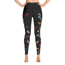Load image into Gallery viewer, Bountiful Butterflies - Yoga Leggings
