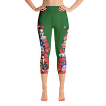 Load image into Gallery viewer, Frida Kahlo - Yoga Capri Leggings