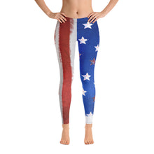 Load image into Gallery viewer, 4th of July American Flag - Leggings
