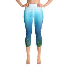 Load image into Gallery viewer, Save the Oceans - Yoga Capri Leggings
