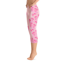 Load image into Gallery viewer, A Rose is a Rose - Capri Leggings