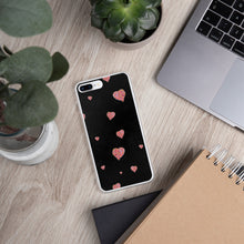 Load image into Gallery viewer, Confetti Hearts - iPhone Case