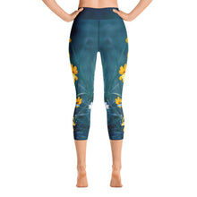 Load image into Gallery viewer, Save the Bees - Yoga Capri Leggings