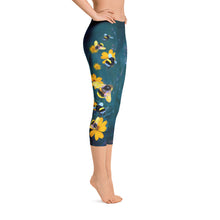 Load image into Gallery viewer, Save the Bees - Capri Leggings