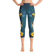 Load image into Gallery viewer, Save the Bees - Yoga Capri Leggings