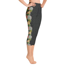 Load image into Gallery viewer, Succulent Bloom - Yoga Capri Leggings