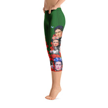 Load image into Gallery viewer, Frida Kahlo Capri Leggings
