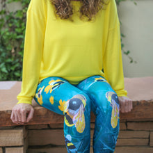 Load image into Gallery viewer, Save the Bees - Capri Leggings