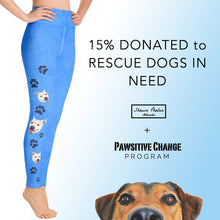 Load image into Gallery viewer, Dog Rescue - Lily the Pitbull Yoga Leggings