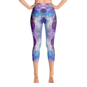 Purple Passion - Yoga Capri Leggings