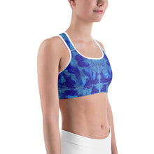 Load image into Gallery viewer, Blue Marble - Sports bra