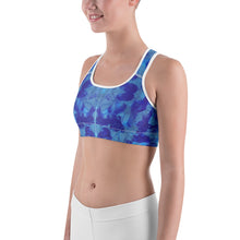 Load image into Gallery viewer, Blue Marble - Sports bra