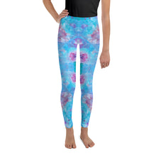 Load image into Gallery viewer, Blue Spring Flowers - Youth Leggings