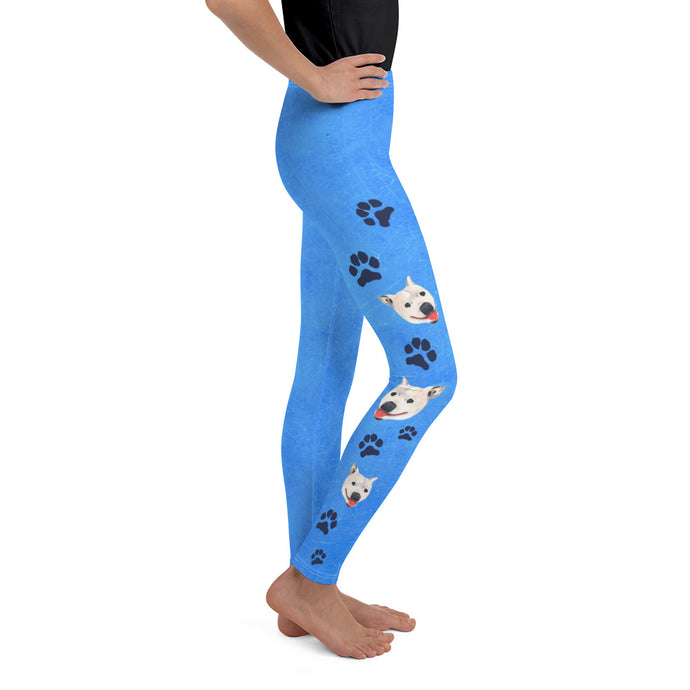 Dog Rescue - Lily the Pitbull  Youth Leggings