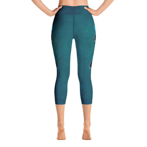 Dog Rescue - Javi the Australian Shepherd - Yoga Capri Leggings