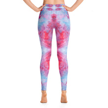 Load image into Gallery viewer, Red Spring Flowers - Yoga Leggings