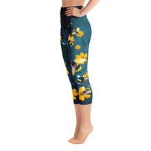 Load image into Gallery viewer, Save the Bees - Yoga Capri Leggings