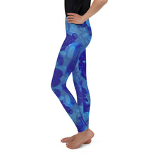 Load image into Gallery viewer, Blue Marble - Youth Leggings