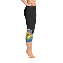 Load image into Gallery viewer, Abstract Butterflies - Capri Leggings