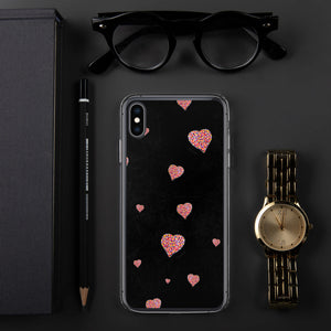 Confetti Hearts - iPhone Case
