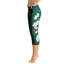 Load image into Gallery viewer, Lady Luck - All-Over Print Capri Leggings