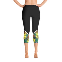 Load image into Gallery viewer, Abstract Butterflies - Capri Leggings