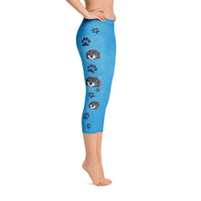 Load image into Gallery viewer, Faith the Dog - Pawsitive Change Program All-Over Print Capri Leggings