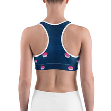 Load image into Gallery viewer, Sweets (Blue) - Sports bra