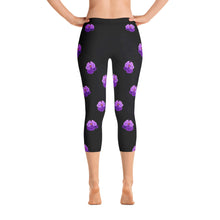 Load image into Gallery viewer, Pansy Power - Capri Leggings