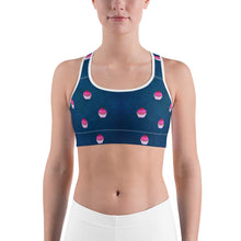 Load image into Gallery viewer, Sweets (Blue) - Sports bra