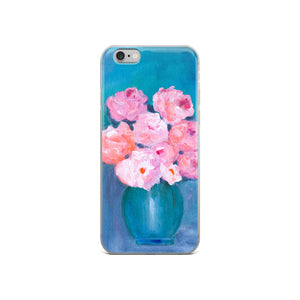 I Love Flowers - iPhone Case