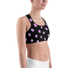 Load image into Gallery viewer, Pink Happiness Rose - Sports bra