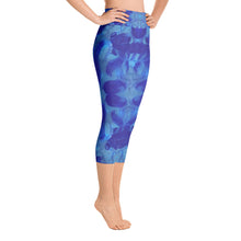 Load image into Gallery viewer, Blue Marble - Yoga Capri Leggings