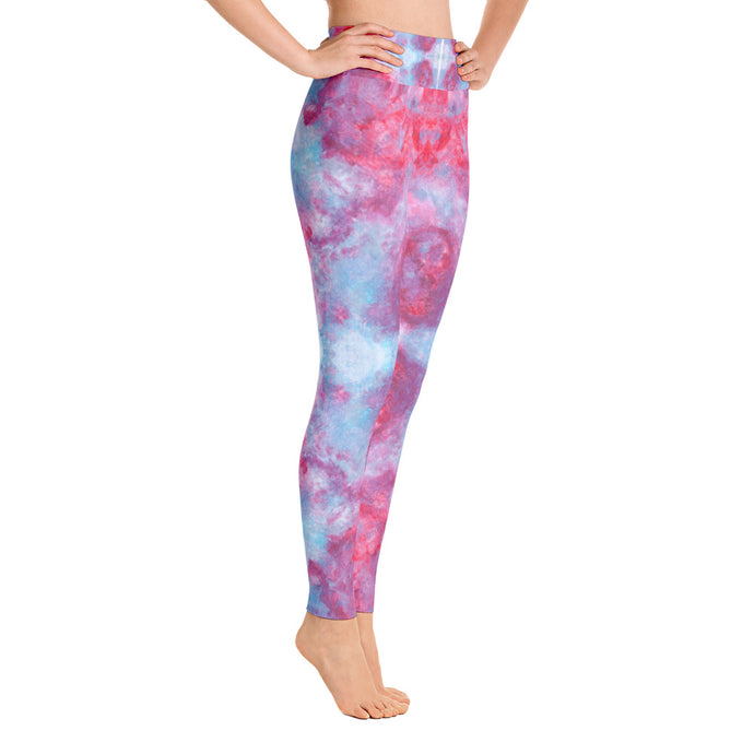 Red Spring Flowers - Yoga Leggings