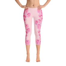 Load image into Gallery viewer, A Rose is a Rose - Capri Leggings