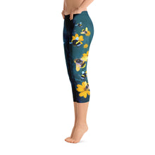 Load image into Gallery viewer, Save the Bees - Capri Leggings