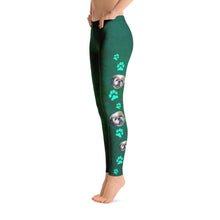 Load image into Gallery viewer, Pawsitive Change - Shih Tzu Love Leggings