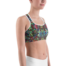 Load image into Gallery viewer, Sports bra - Winter Flowers