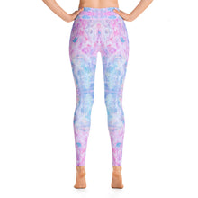 Load image into Gallery viewer, Pink Spring Flowers - Yoga Leggings