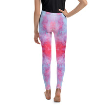 Load image into Gallery viewer, Red Tie Dye - Youth Leggings