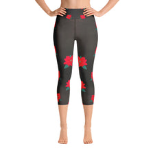 Load image into Gallery viewer, Cheery - All-Over Print Yoga Capri Leggings